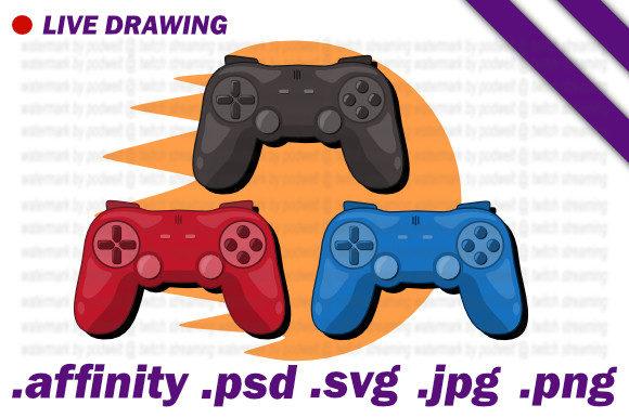 Controller Gamepad Graphics for Creative Projects