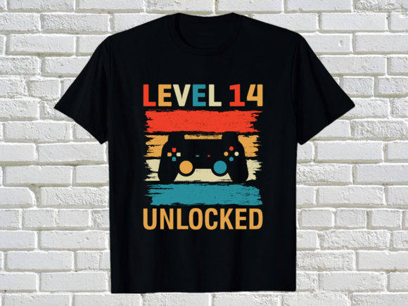 Gaming Level 14 Unlocked Graphics and Print Templates