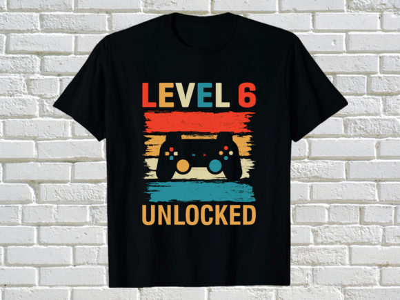Gaming Level 6 Unlocked Graphics and Print Templates