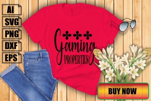 Gaming Properties Graphics for Print Templates