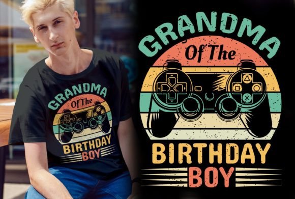 Grandma of the Birthday Boy Design: Graphics & Print Templates Review