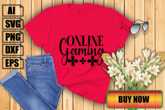 Online Gaming Graphics for Print Templates